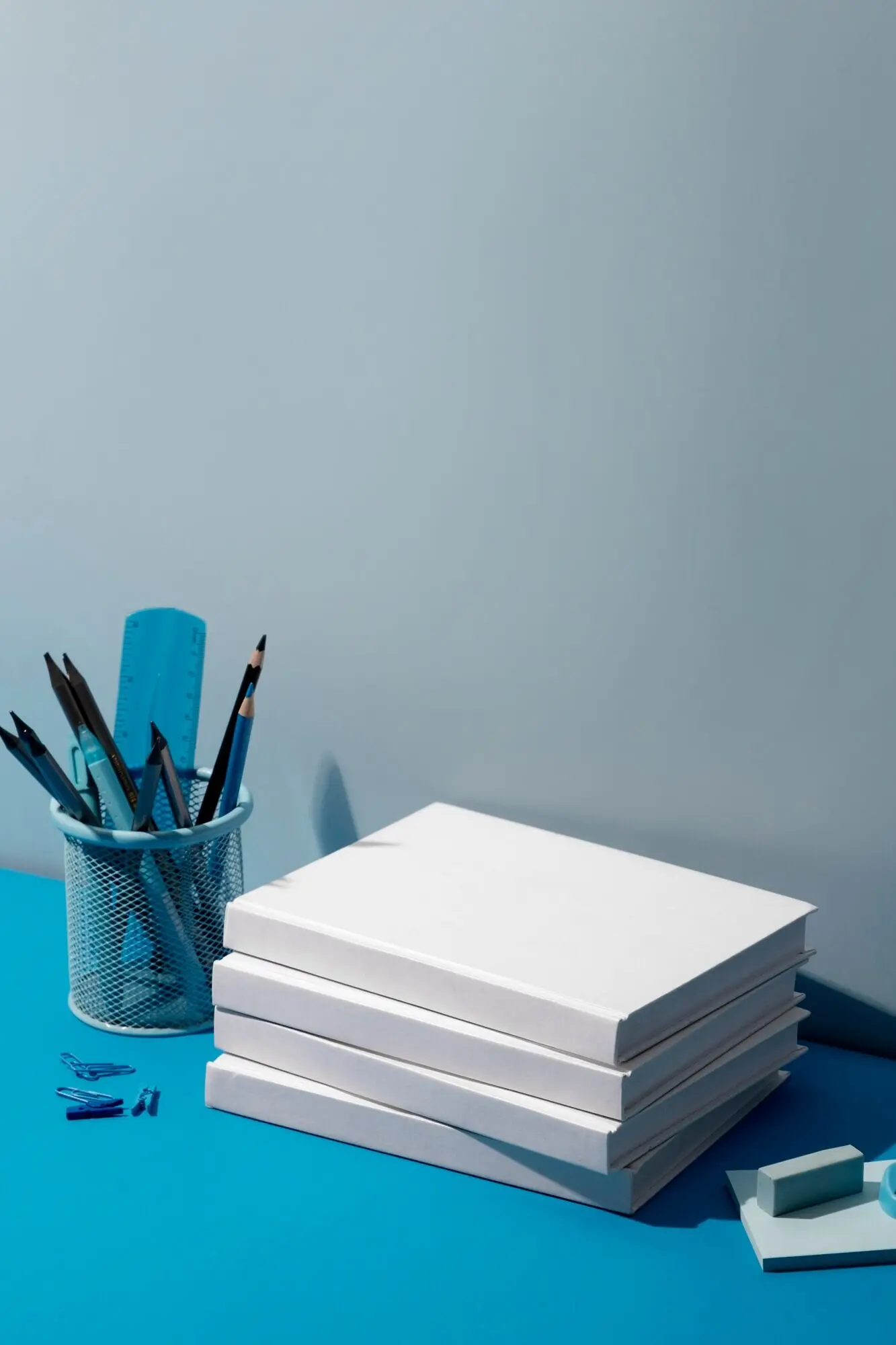 Stillleben eines Büros für Grafikdesign